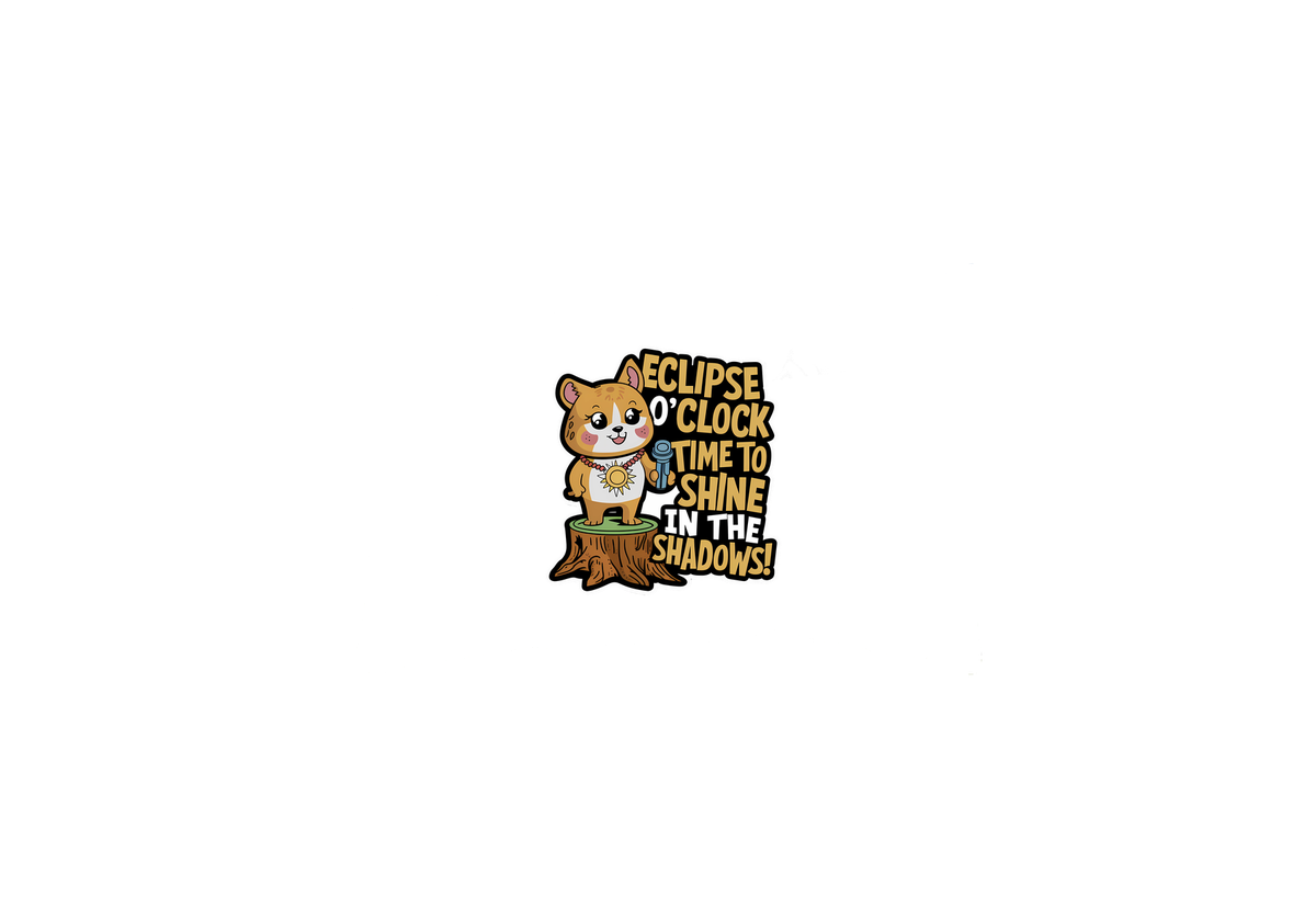 Eclipse O'Clock Corgi Throw Pillow | Cute Cartoon Dog Decorative Pillow | Funny Pet Lover Gift