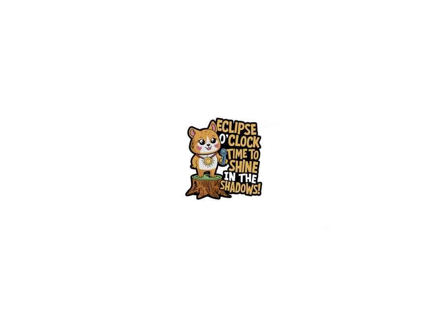 Eclipse O'Clock Corgi Throw Pillow | Cute Cartoon Dog Decorative Pillow | Funny Pet Lover Gift