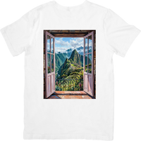 Thumbnail for Machu Picchu Window View T-Shirt | Open Window Mountain Graphic Tee | Travel Adventure Gift