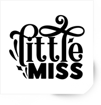 Thumbnail for Little Miss Sticker | Elegant Script Typography Vinyl Decal | Cute Girl Gift
