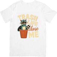 Thumbnail for Trash Life Chose Me Raccoon T-Shirt | Funny Vintage Animal Graphic Tee | Raccoon Fan Gift